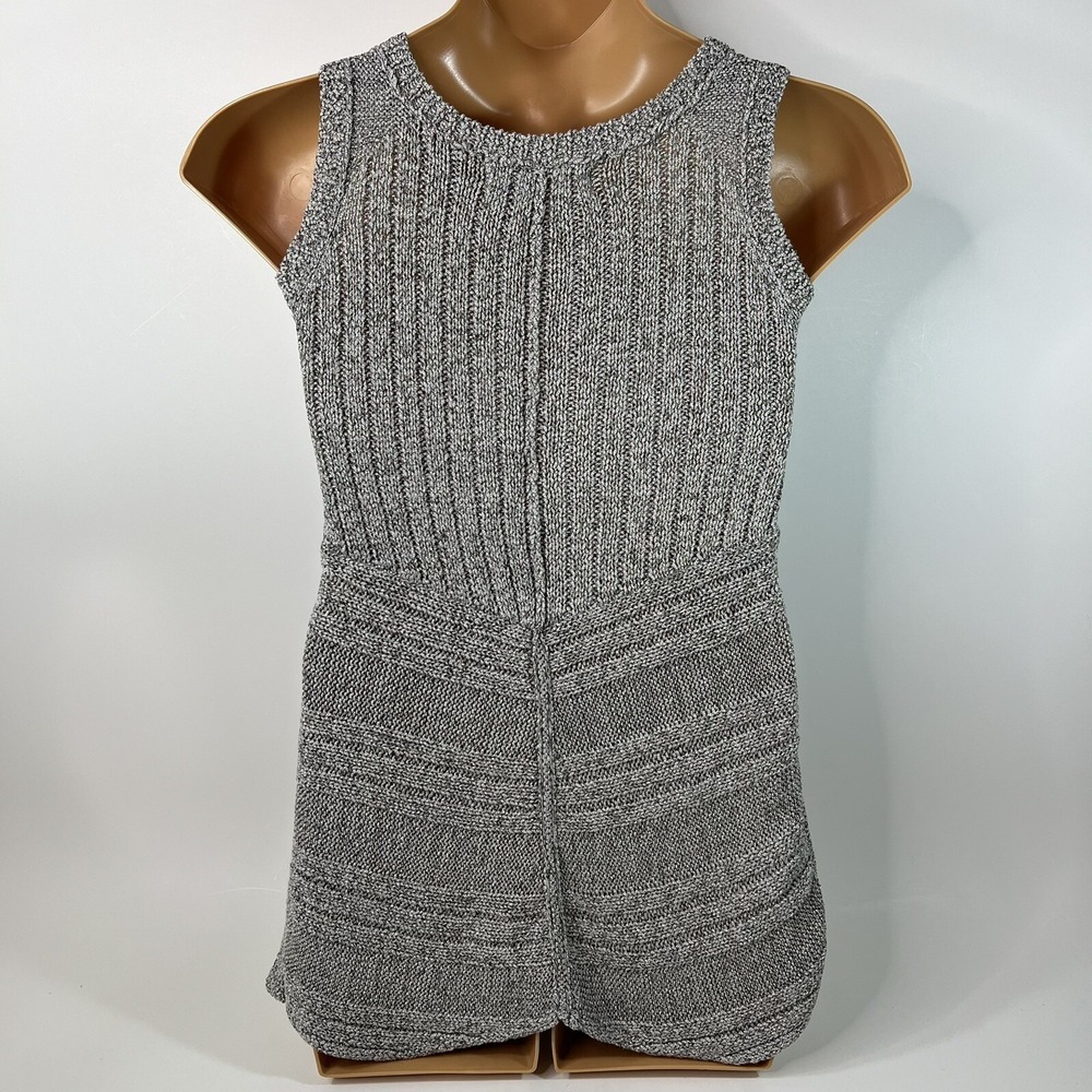 Sparrow Anthropologie Mixed Stitch Sleeveless Tunic Sweater Knit Top Womens XS - Picture 4 of 7